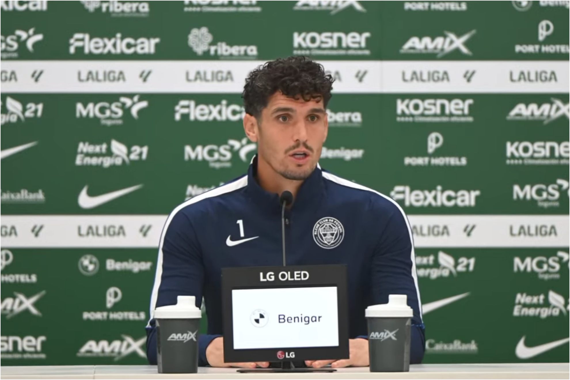 Dituro, en rueda de prensa.