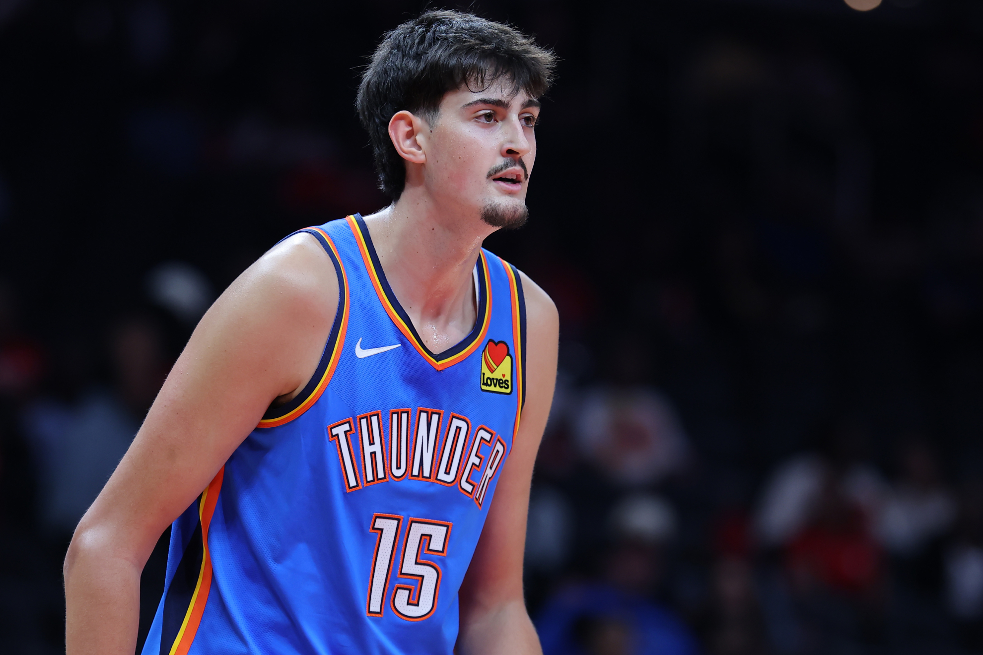 Aday Mara, jugador de los Oklahoma City Thunder. Getty Images.