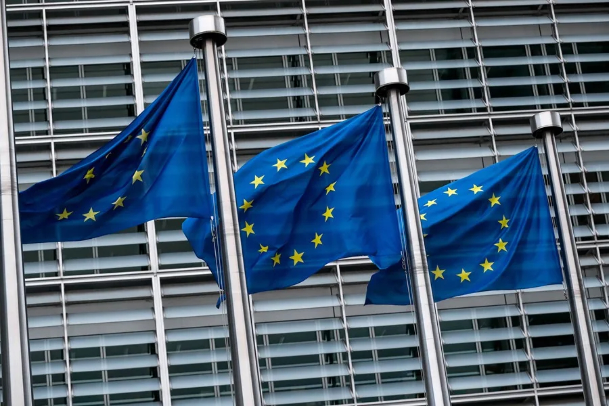 Imagen de las banderas de Europa EFE