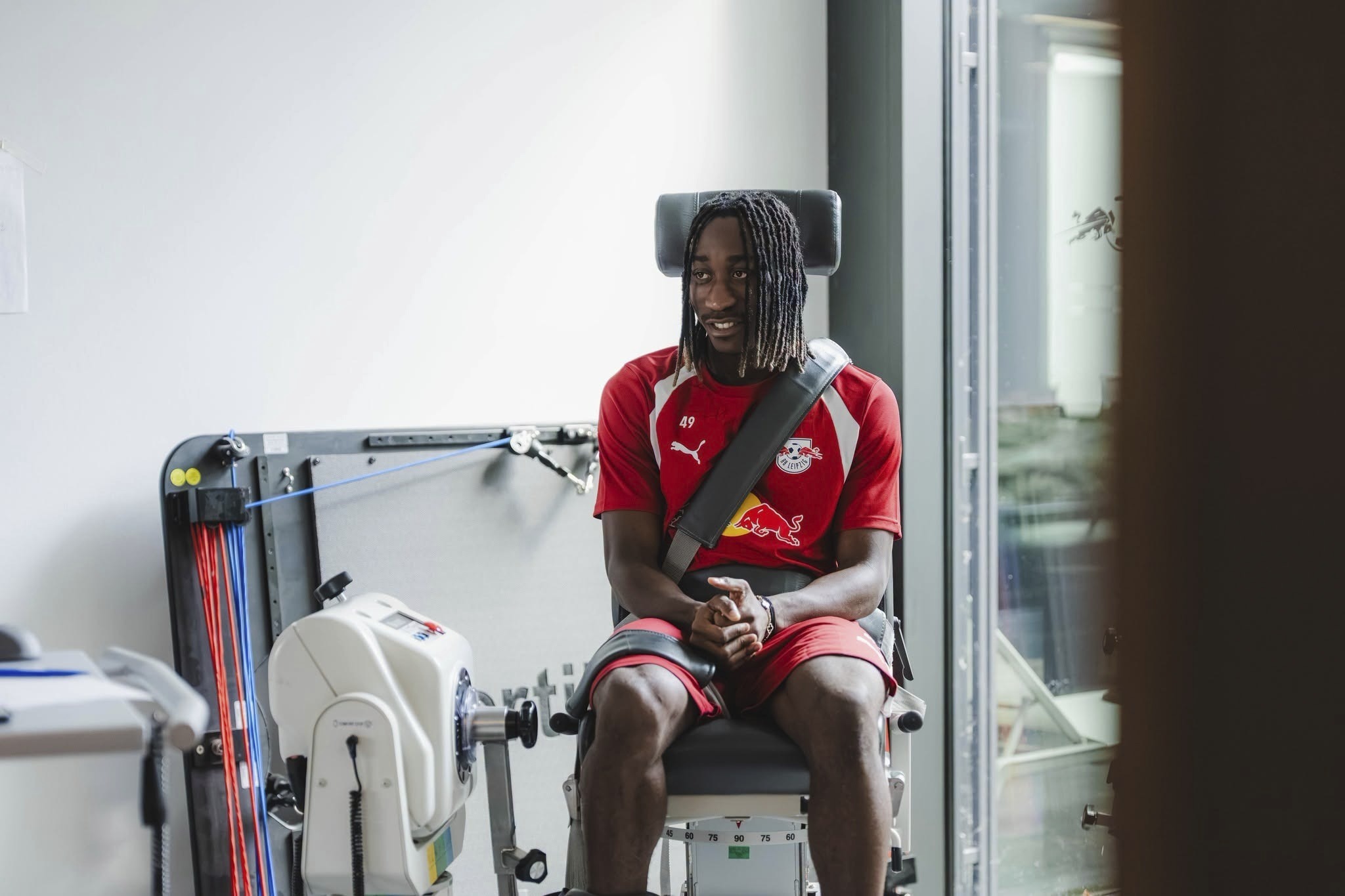 Diomande durante su etapa en el RB Leipzig.