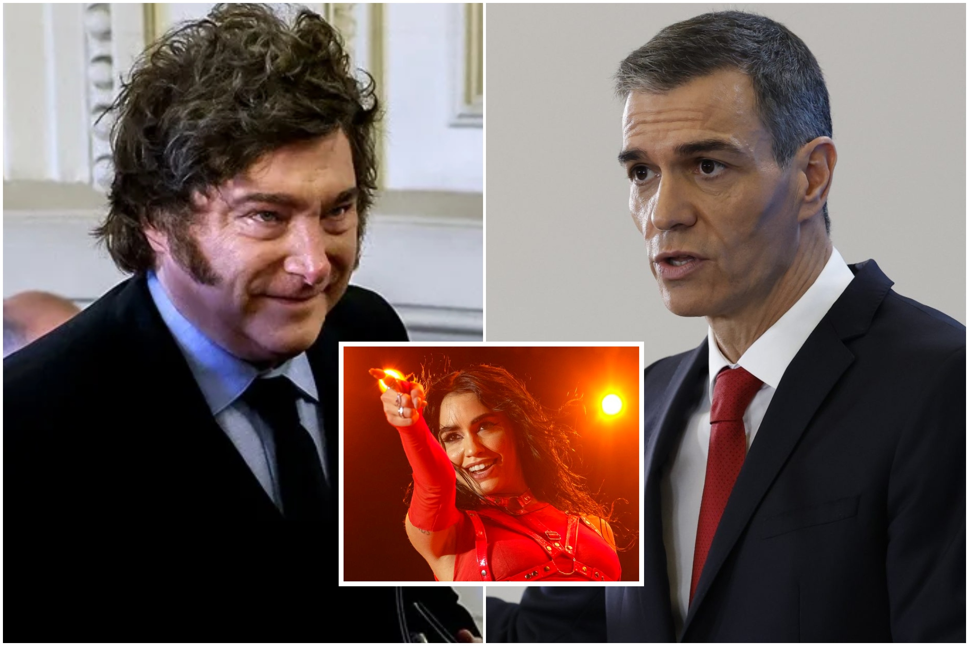 Pedro Sánchez presume de escuchar a Lali Espósito EFE