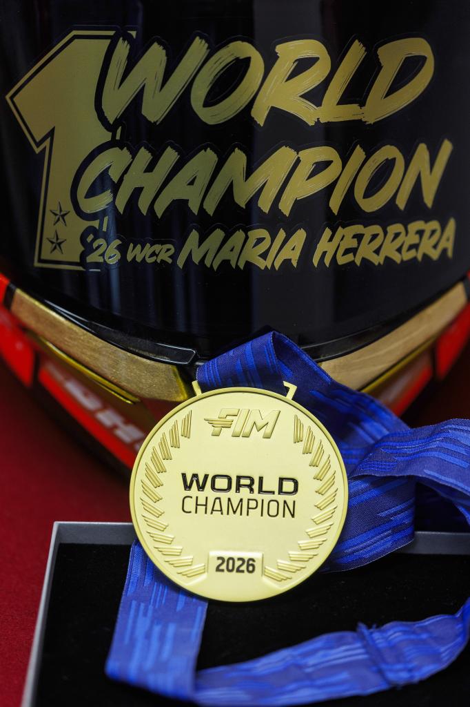 María Herrera, campeona del mundo.