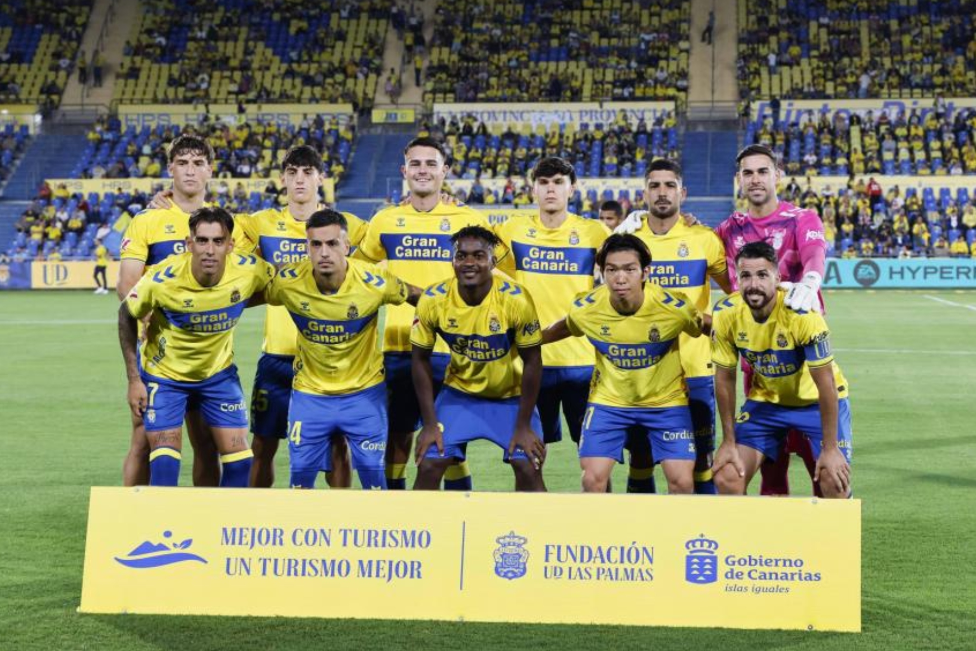 El último once de Las Palmas, el primero de Juan Manuel Rodríguez. LALIGA