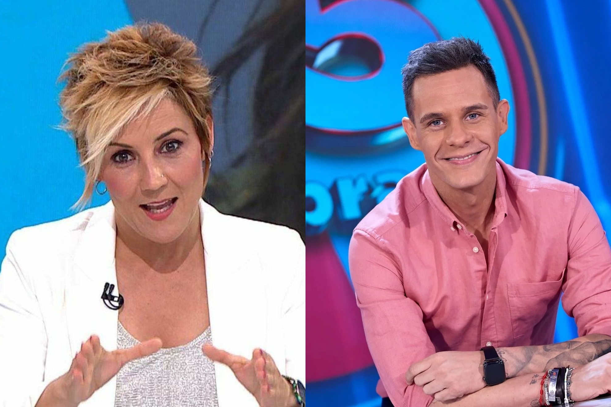 Patricia Pardo y Christian Gálvez.