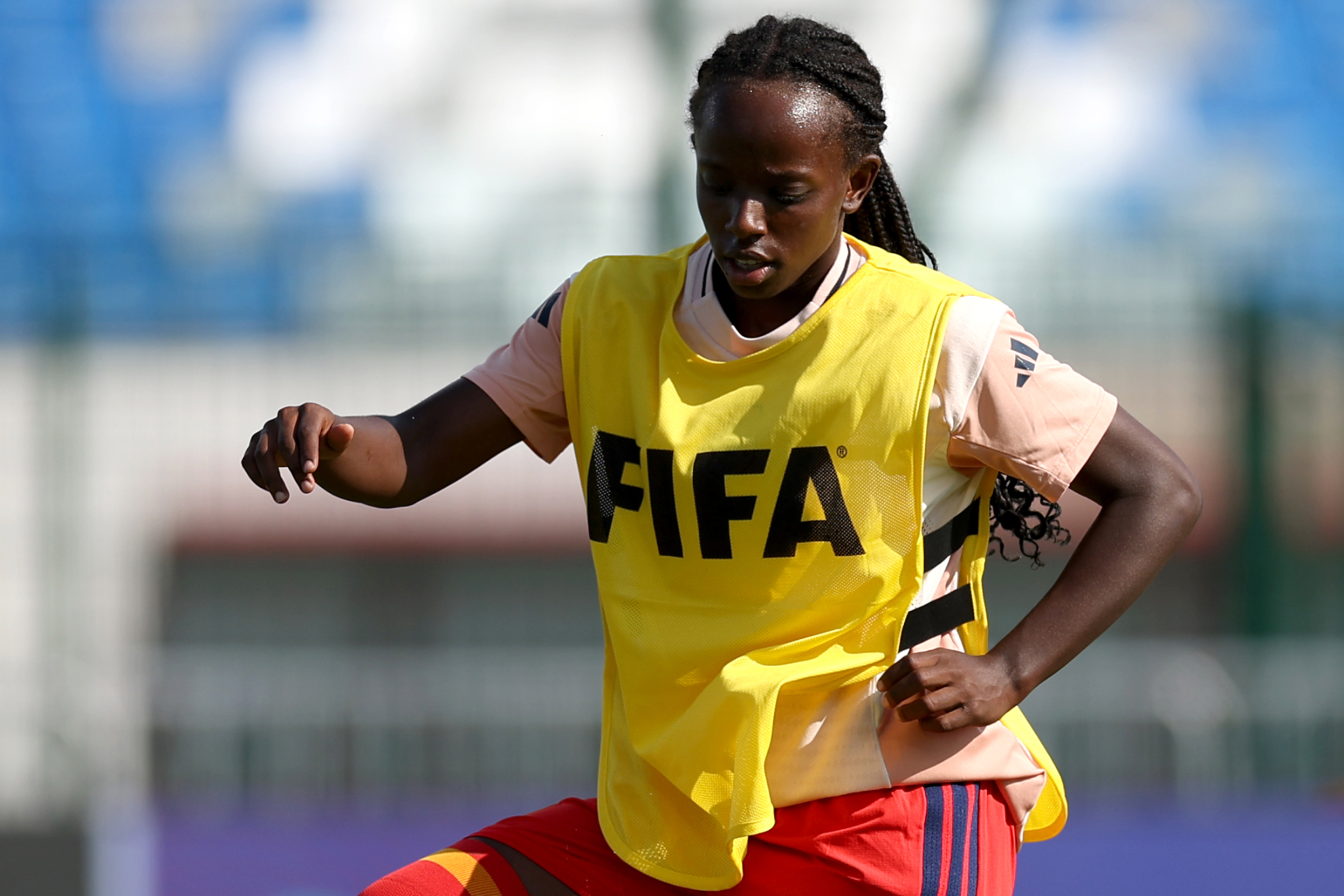 Lídia Gibert, jugadora del Barcelona y de la selección española Sub'17 RFEF