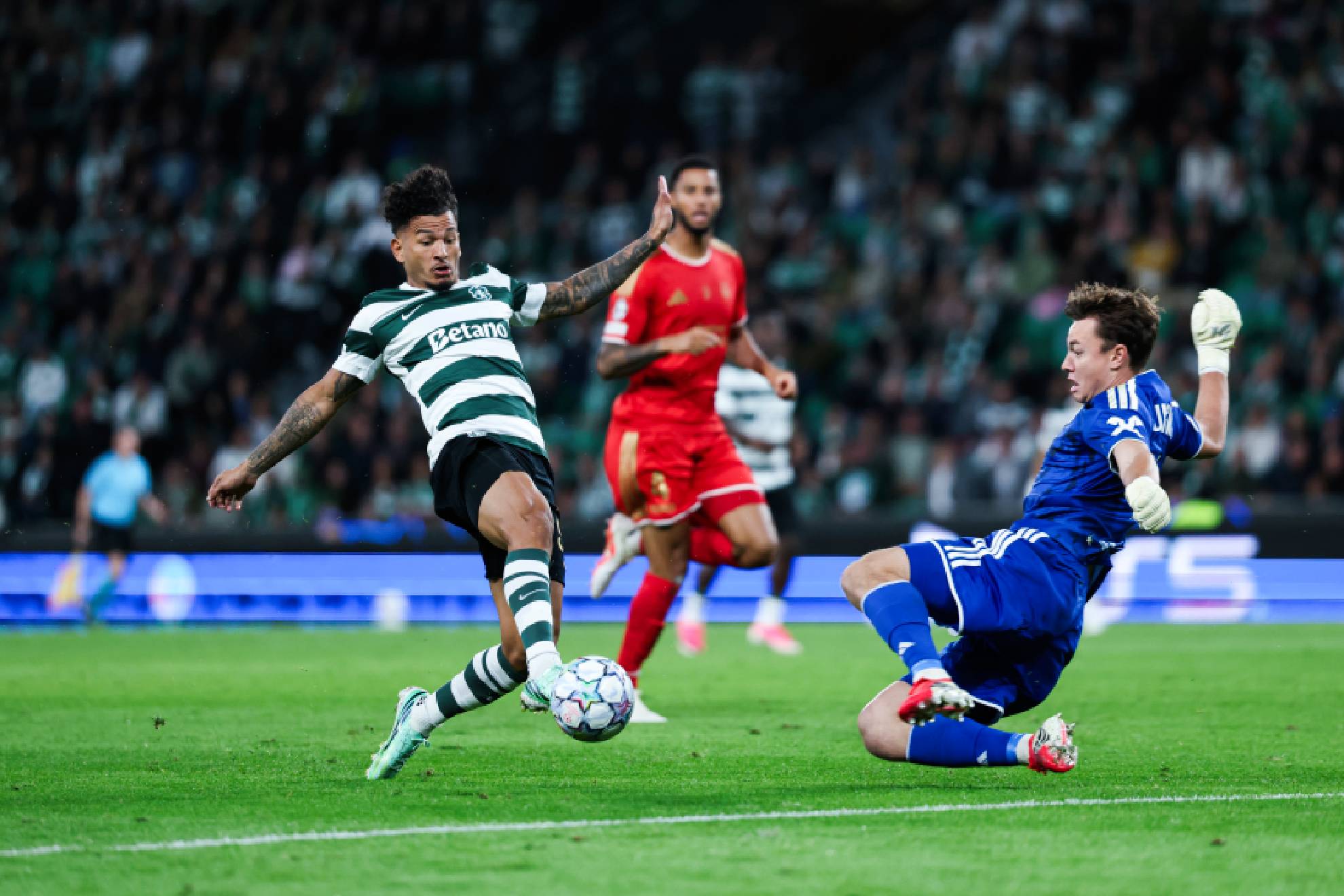 Luis Suárez fue de nuevo el jugador más destacado del Sporting