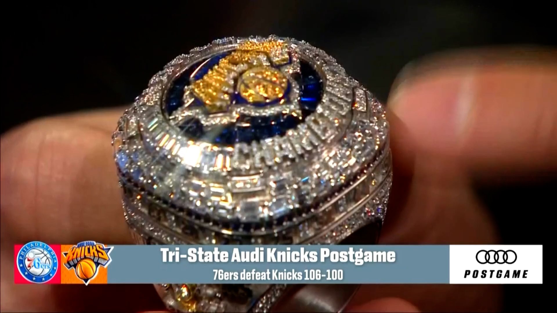 Así es el anillo de los Knicks: ¡Una pasada!