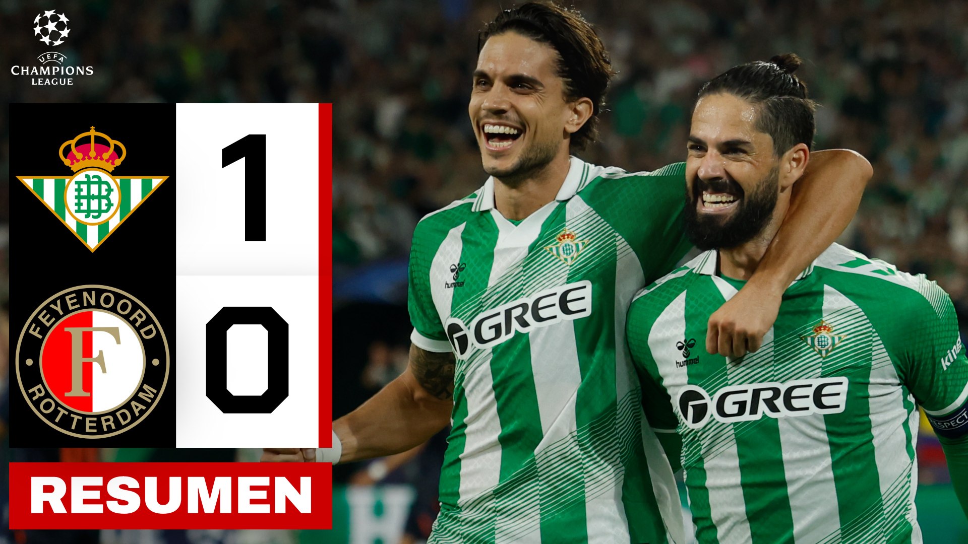 Un gol de penalti de Isco confirma el pleno del Betis.