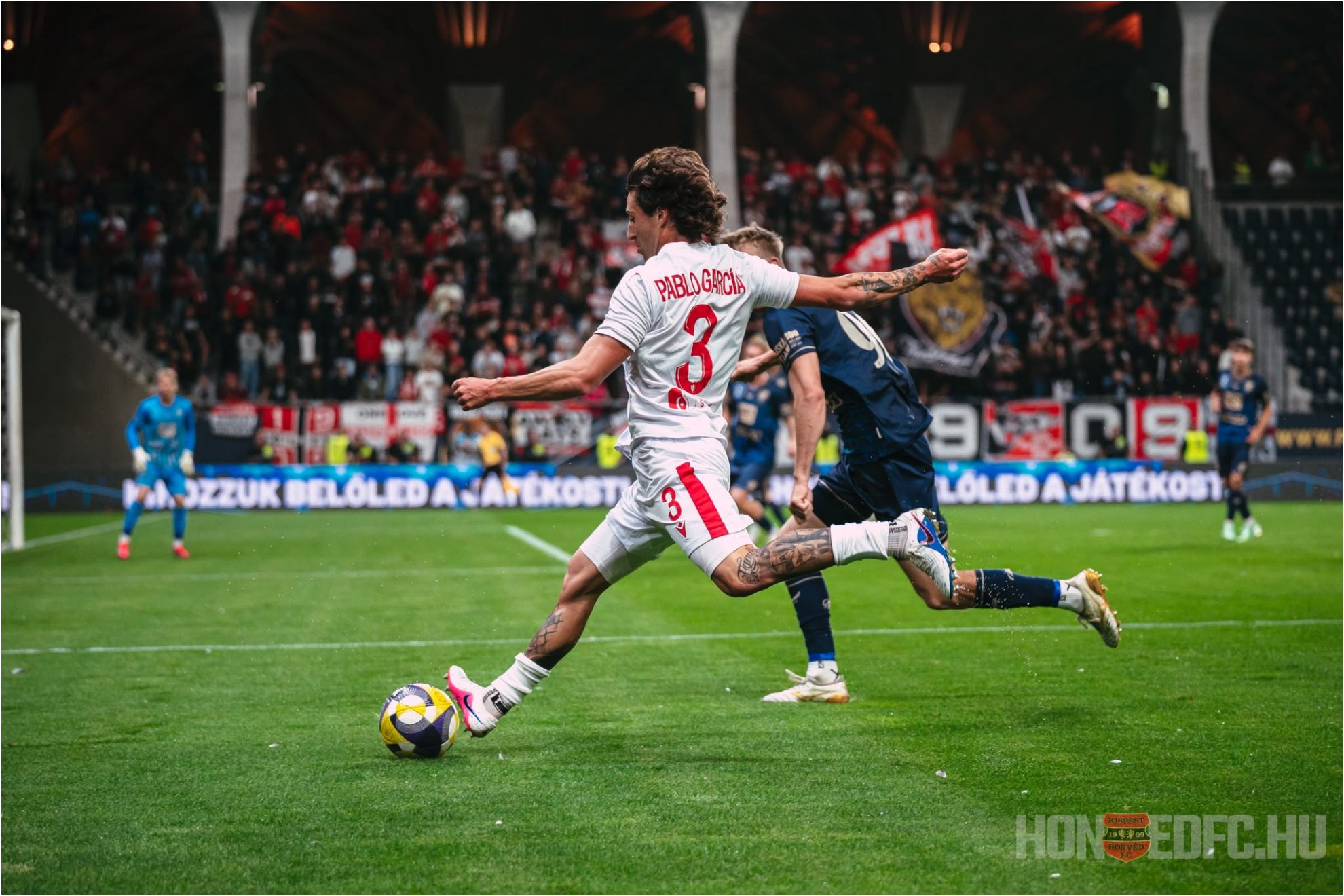 Pablo García, con el Budapest Honvéd.
