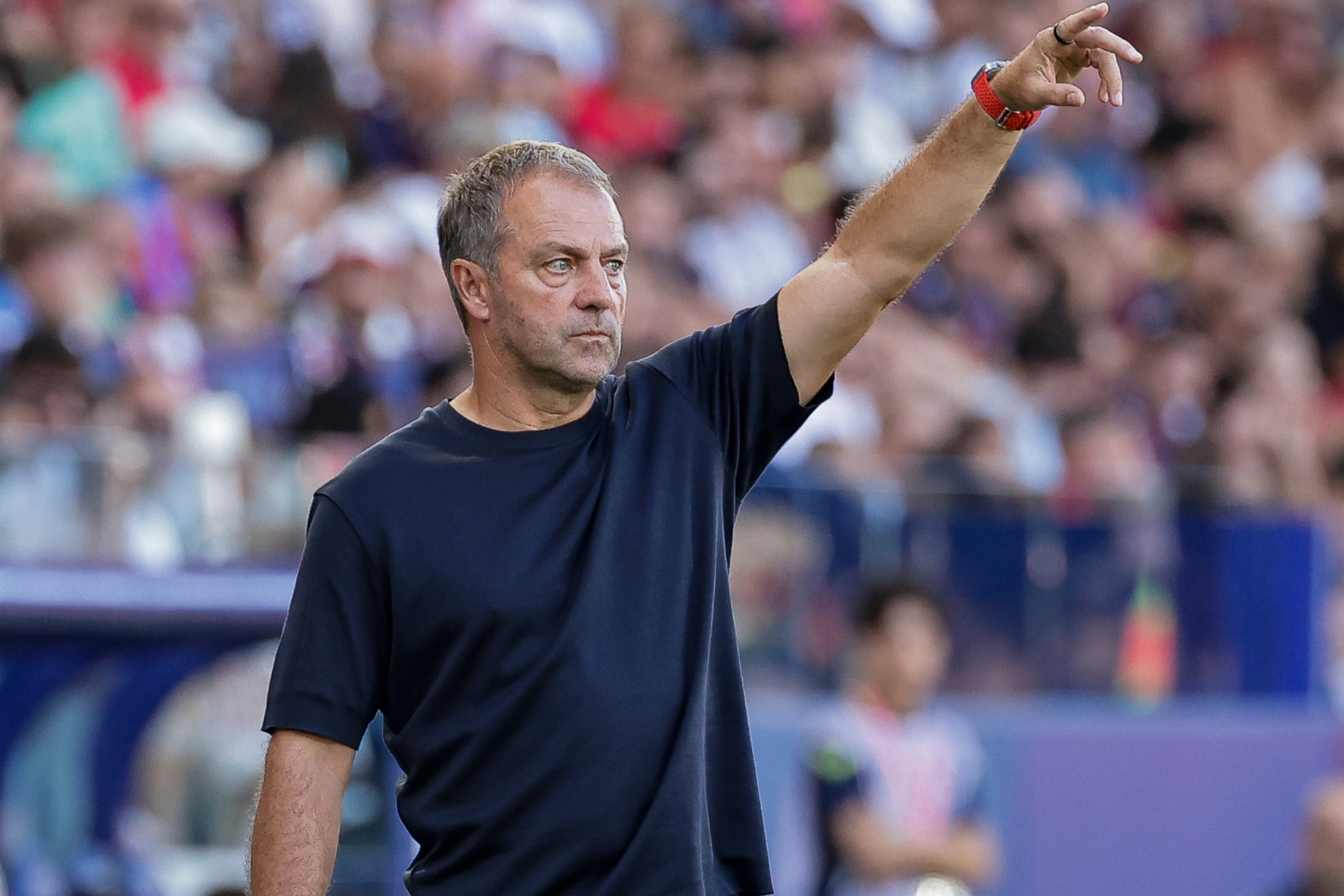 Hansi Flick, entrenador del Barcelona. J. M. FERNÁNDEZ