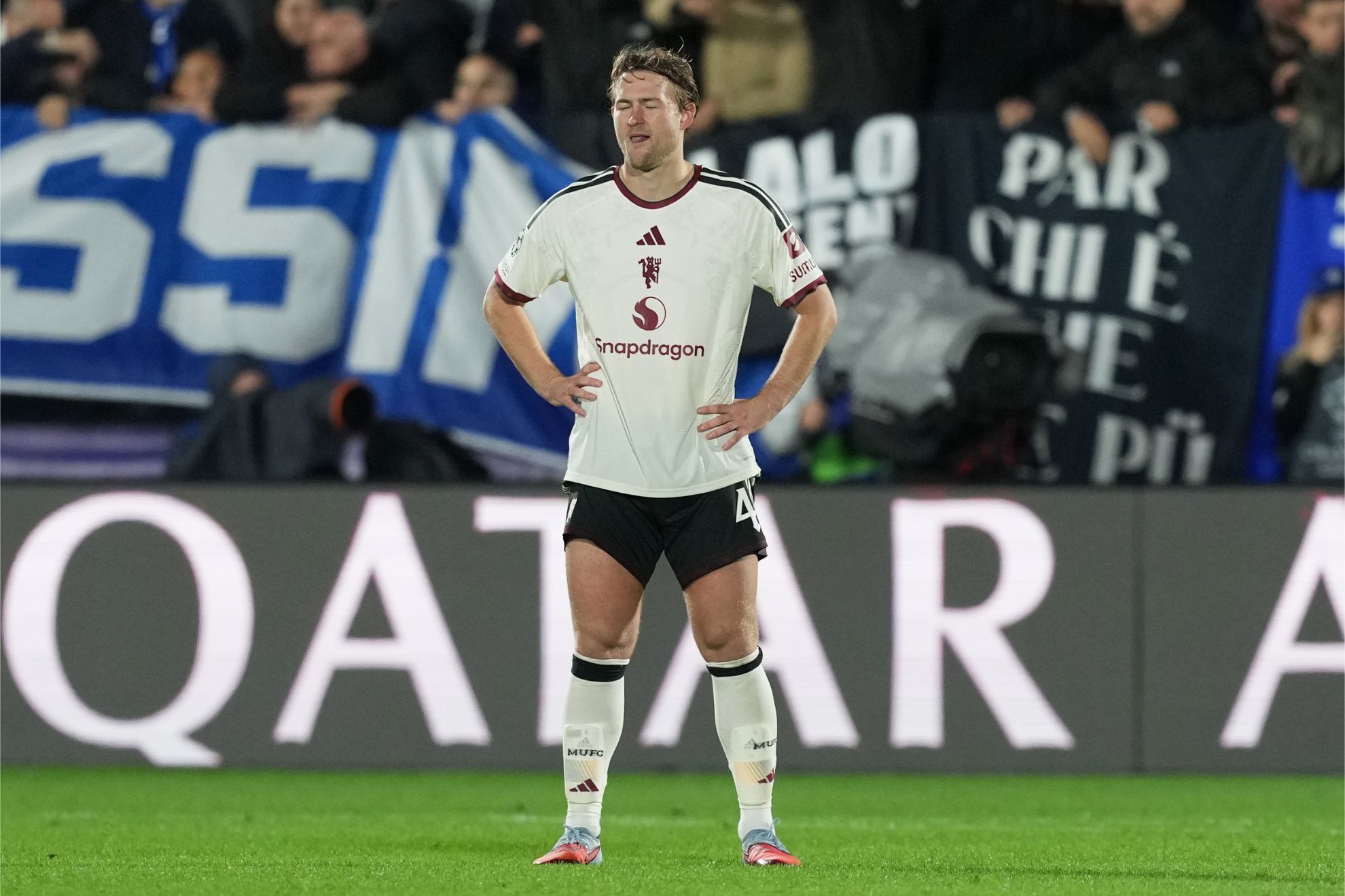 De Ligt, durante el partido contra el Como