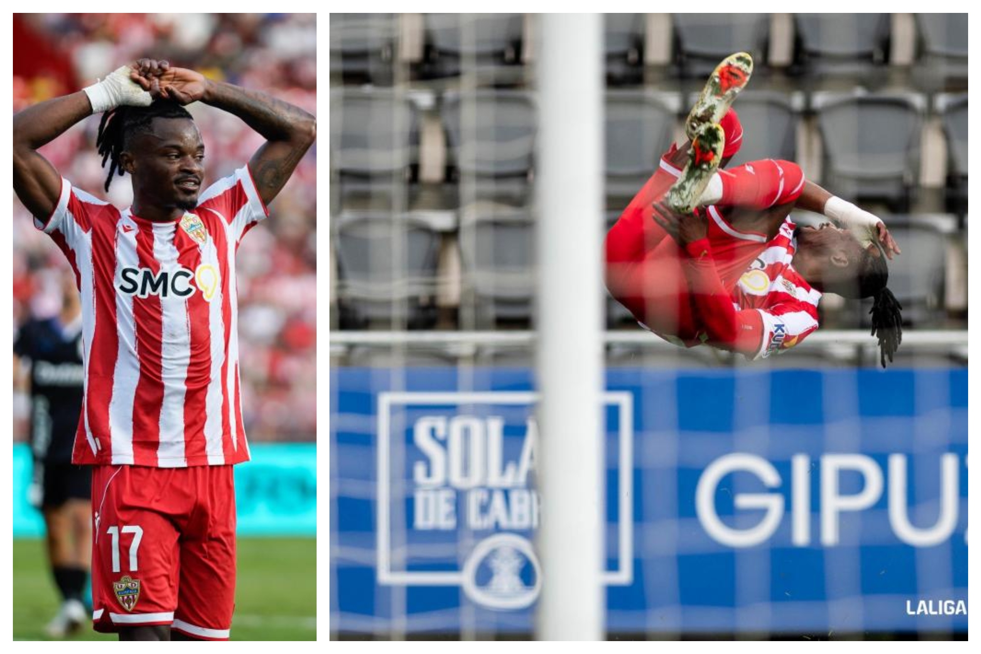 Cipenga y su curiosa celebración tras marcar un gol LALIGA