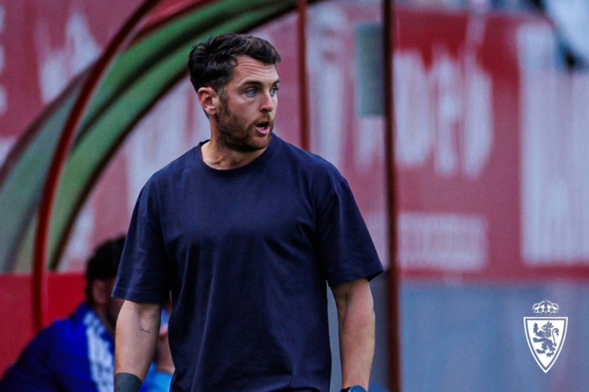 Ibai Gómez, en un partido del Zaragoza. www.realzaragoza.com