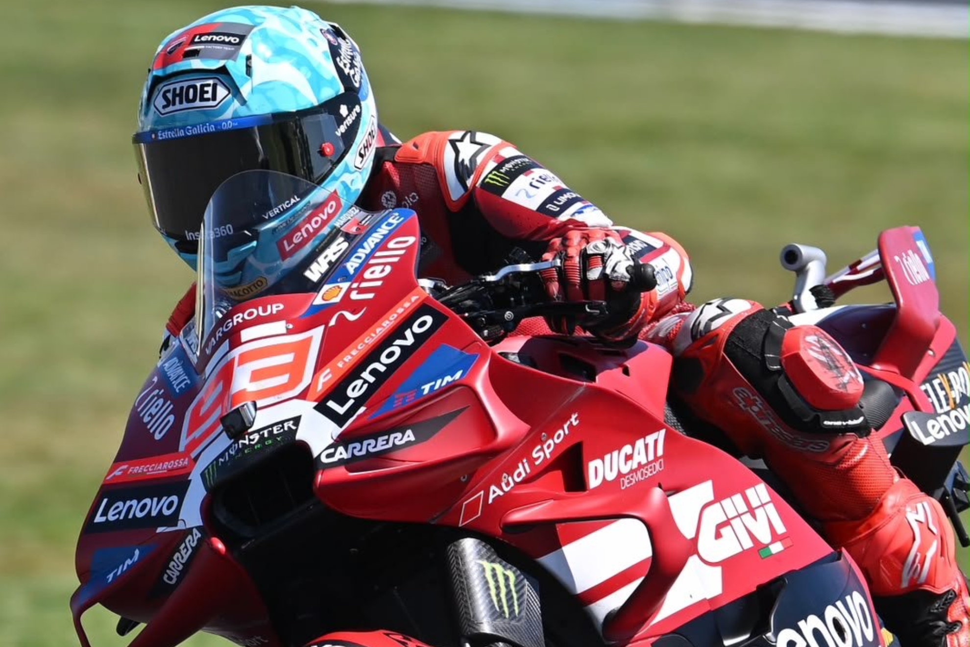 Marc Márquez, en Phillip Island. MICHELIN