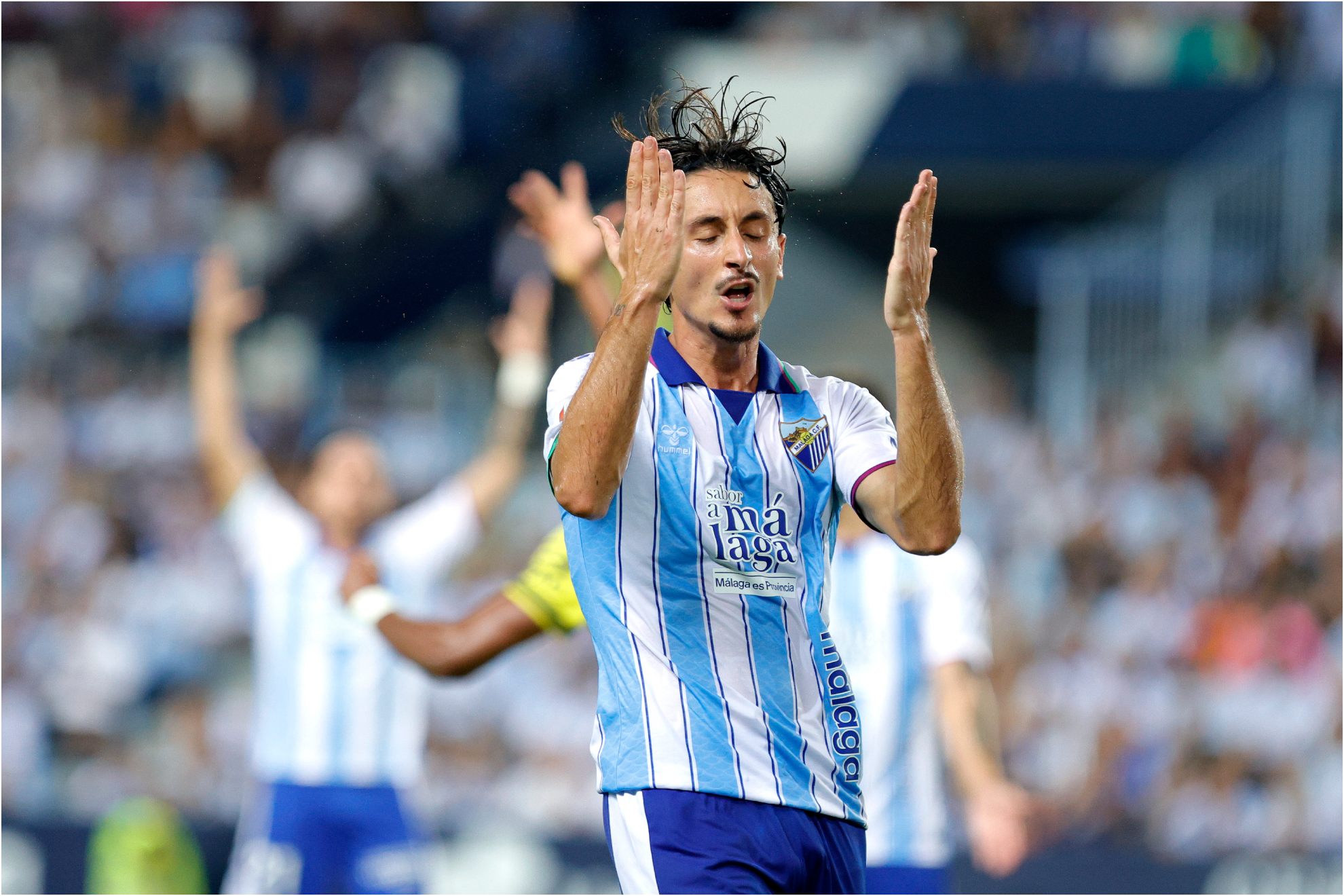 Pablo Martínez, en un partido del Málaga. MARILÚ BÁEZ