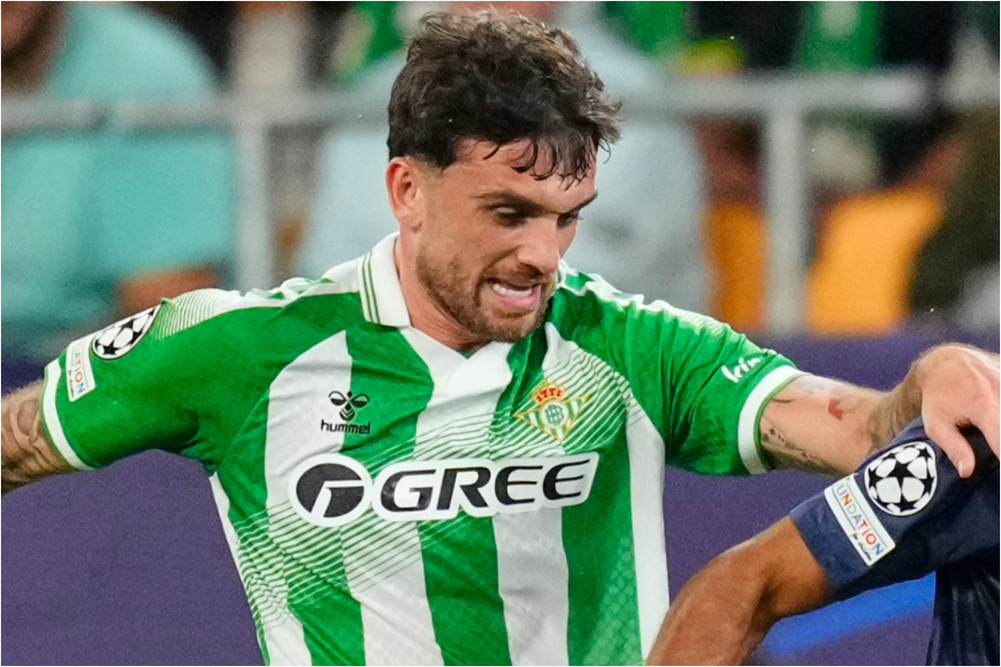 Parrott, en el partido ante el Feyenoord. LAPRESSE