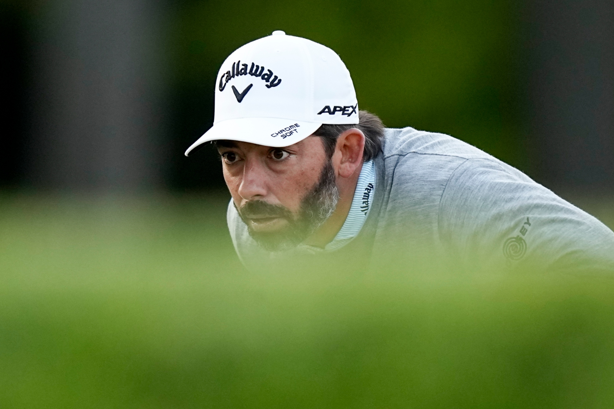 Larrazábal durante el PGA Championship de 2023. Lapresse