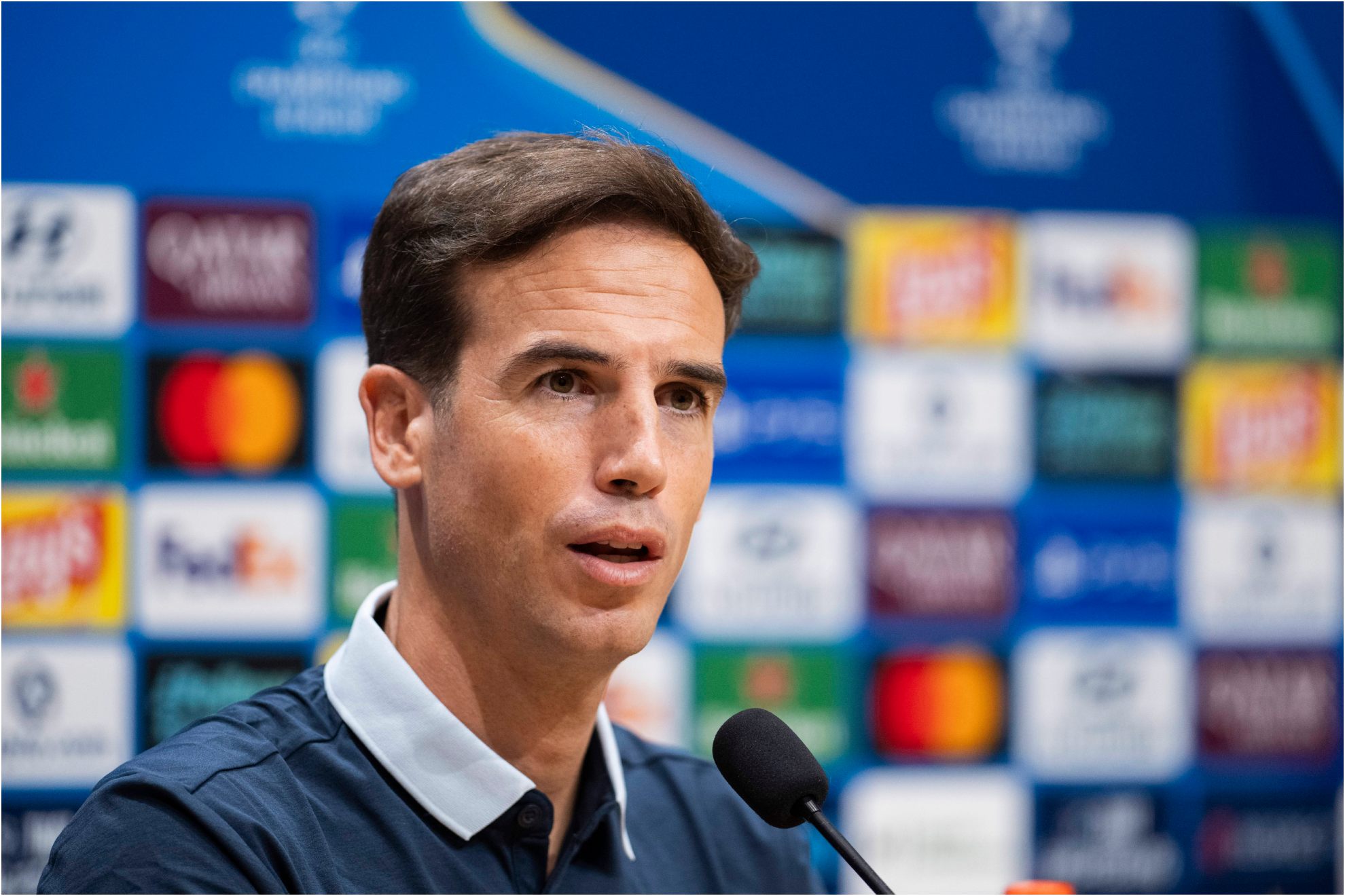 Íñigo Pérez, en rueda de prensa.