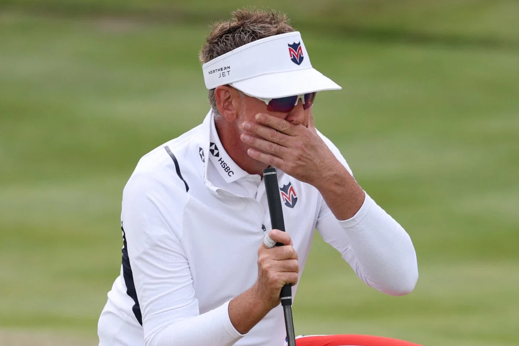 Ian Poulter durante un torneo de LIV Golf Foto: LIV Golf