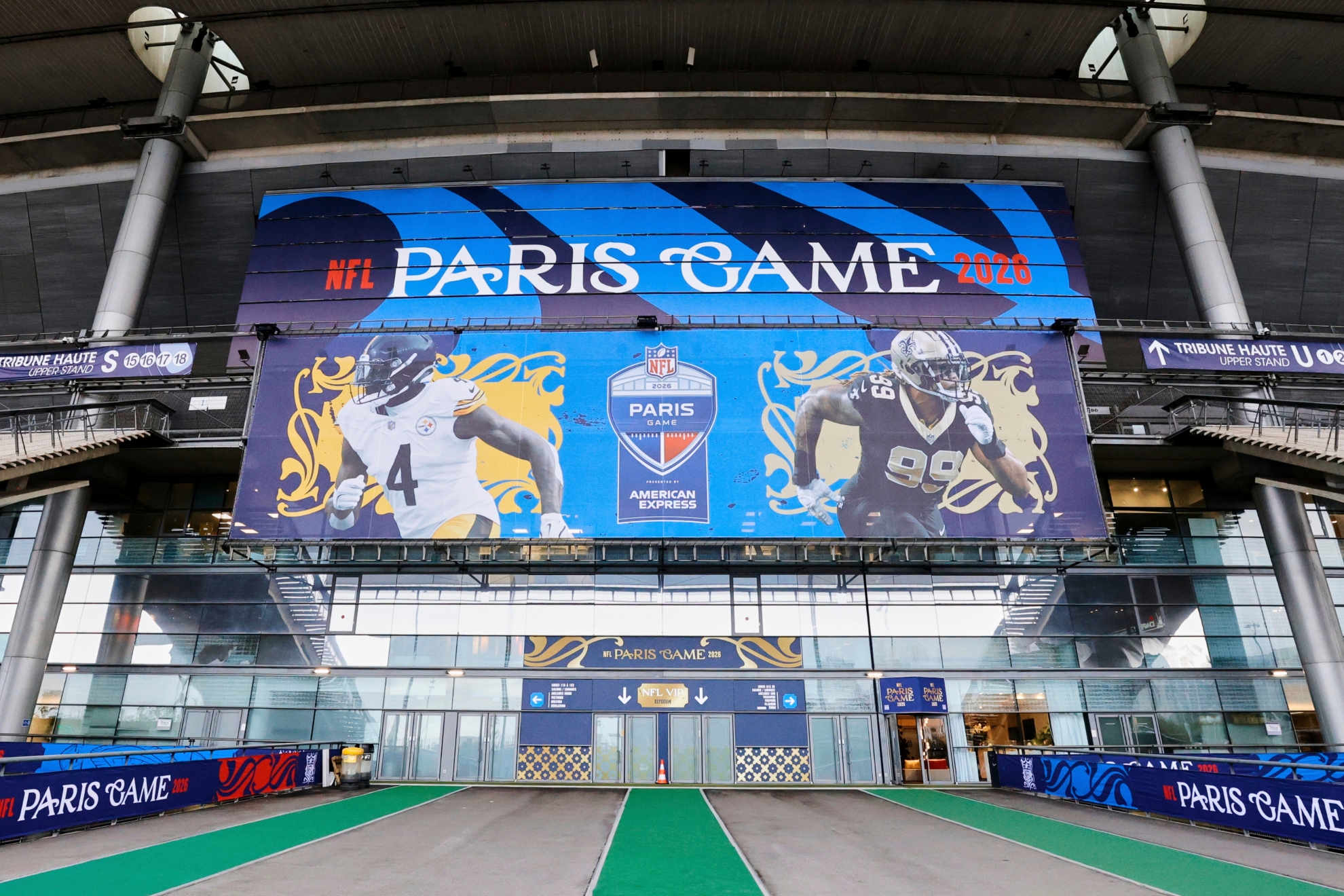 Vista del exterior del Stade de France. Lapresse