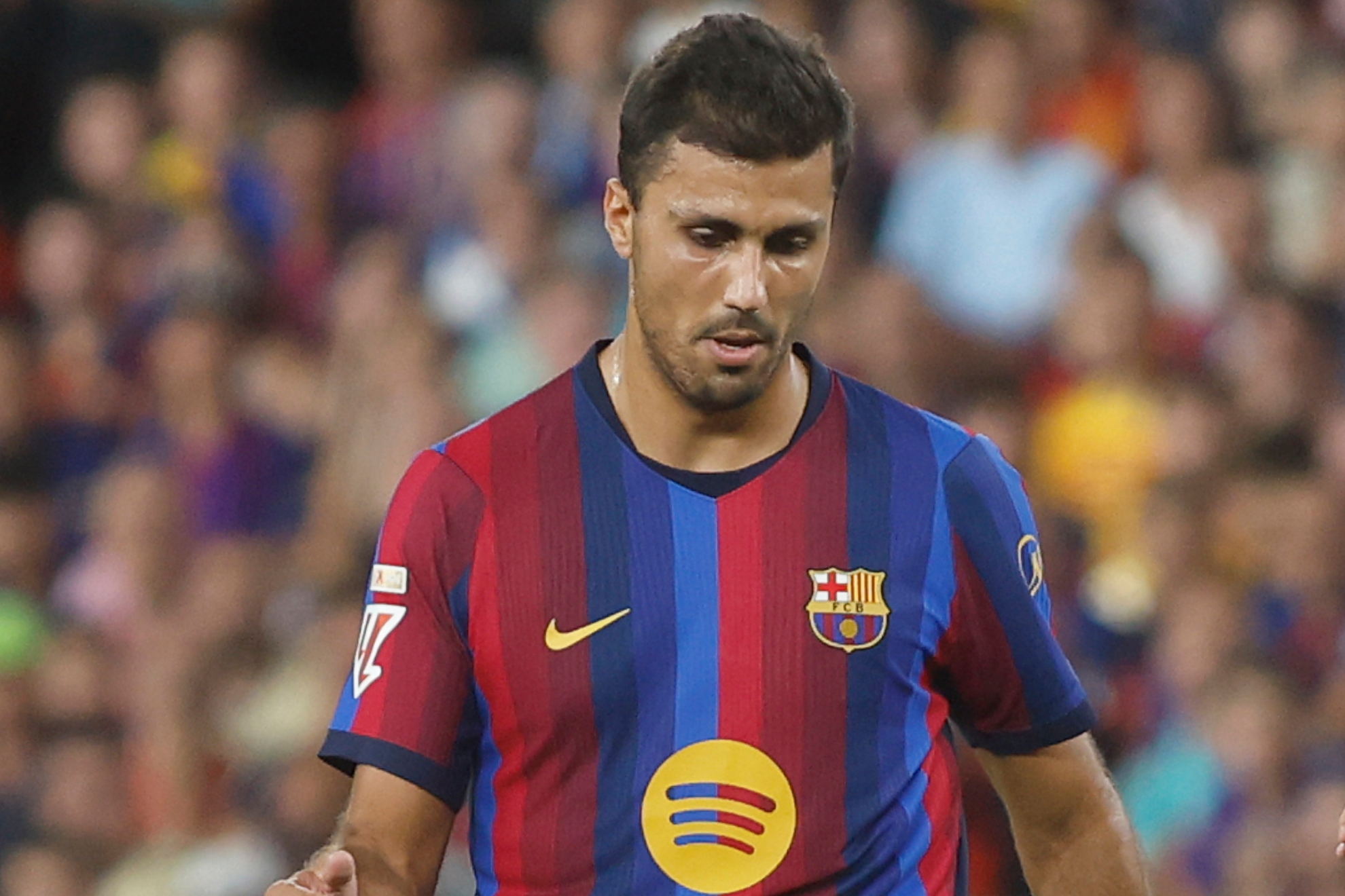 Rodri, jugador del Barcelona. FRANCESC ADELANTADO