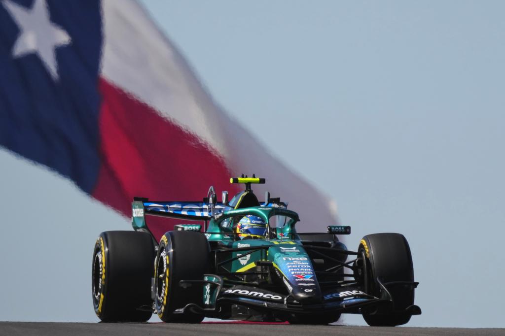 Alonso, en los Libres 1 del GP de Estados Unidos 2026.