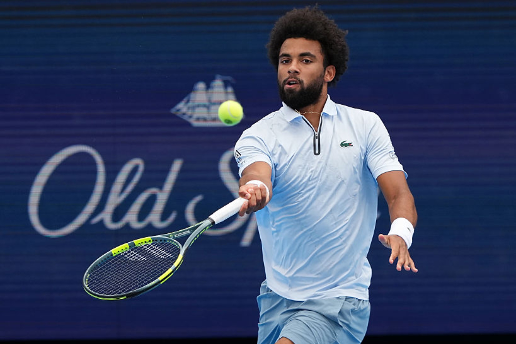 Fils durante un encuentro. ATP Tour