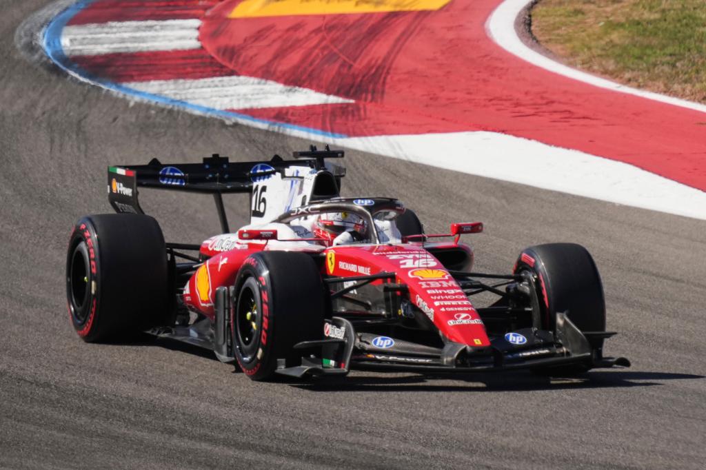 Leclerc, en los libres del GP de Estados Unidos 2026.