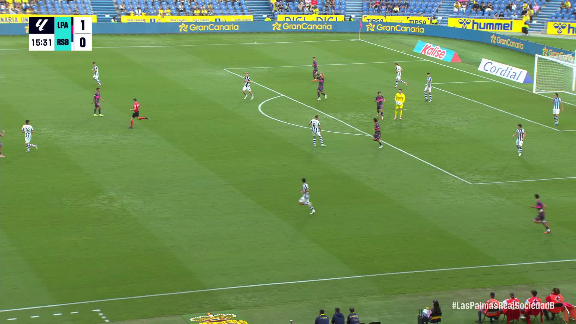 Resumen del Las Palmas 2-1 Real Sociedad B