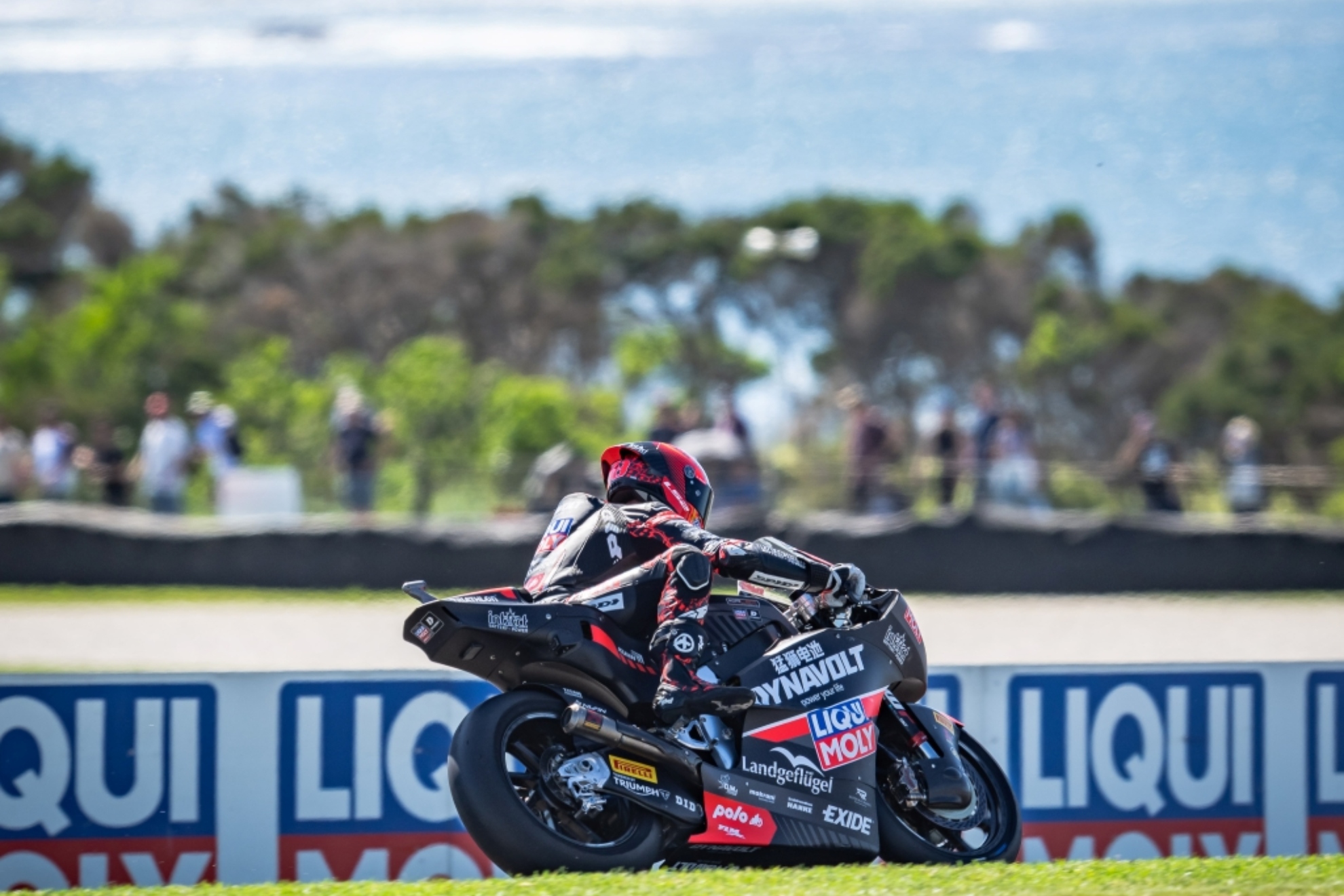 Manu González, en Phillip Island. INTACTGP