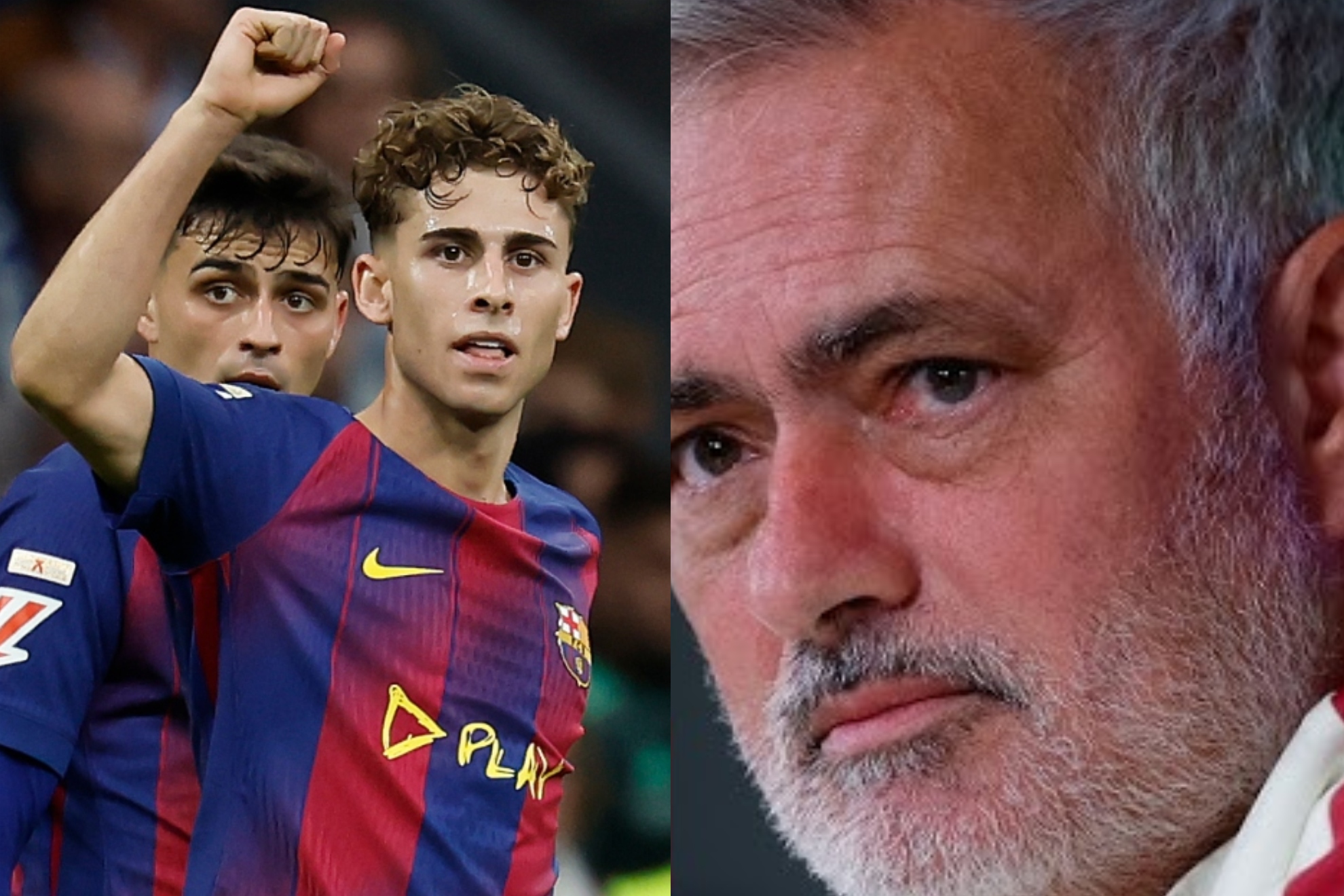 Fermín y Mou.
