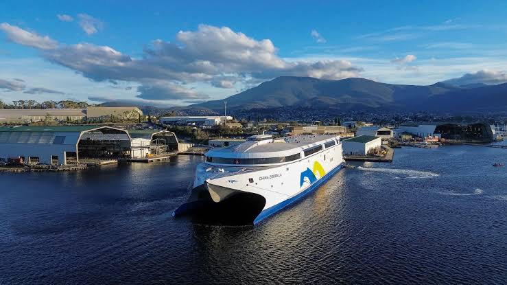 El barco de Incat Tasmania