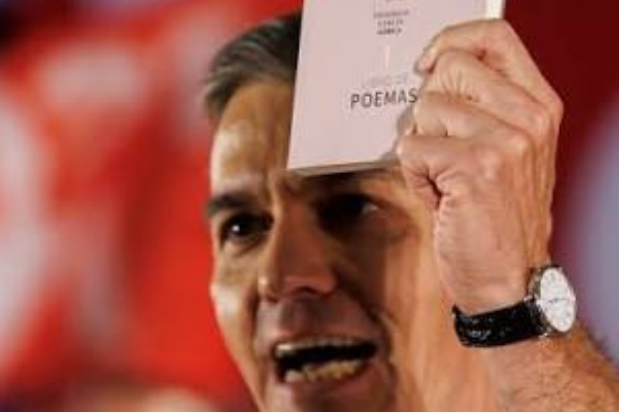 El homenaje de Pedro Sánchez a Federico García Lorca en su mitin en Granada.