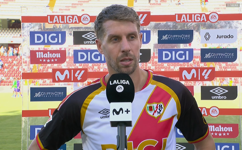 Lejeune, al acabar el partido.
