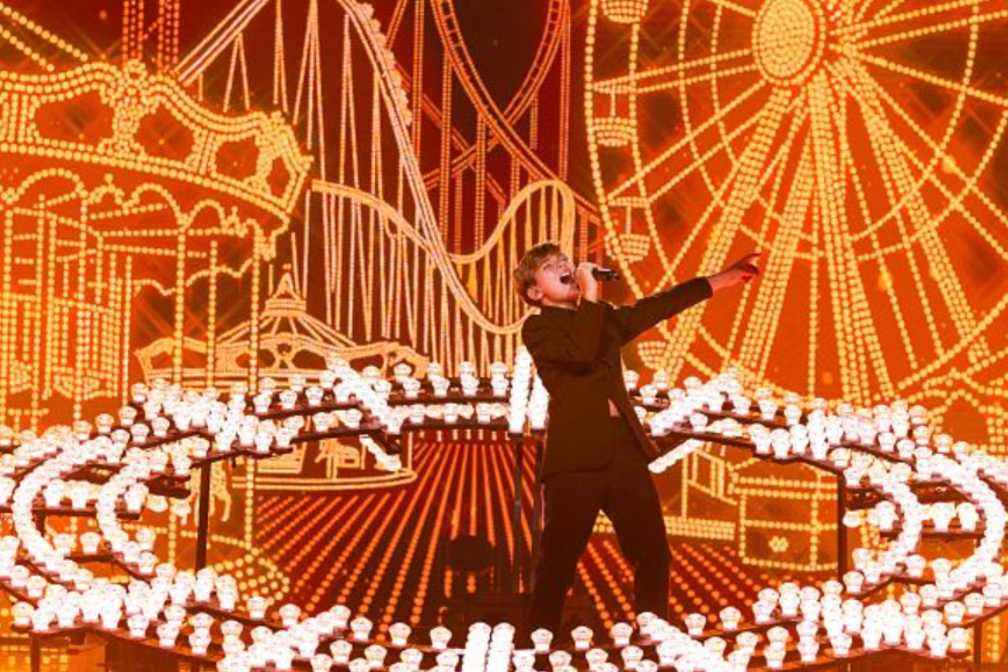 Lucaas Pausano en Eurovisión 2026. TVE