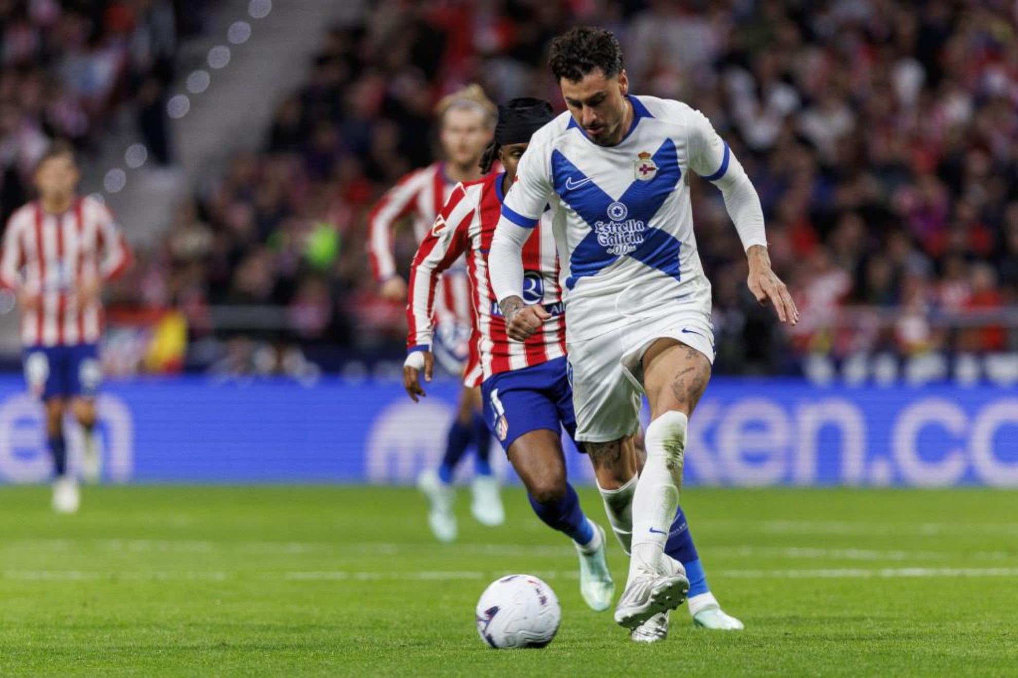 Giménez, con el Deportivo.
