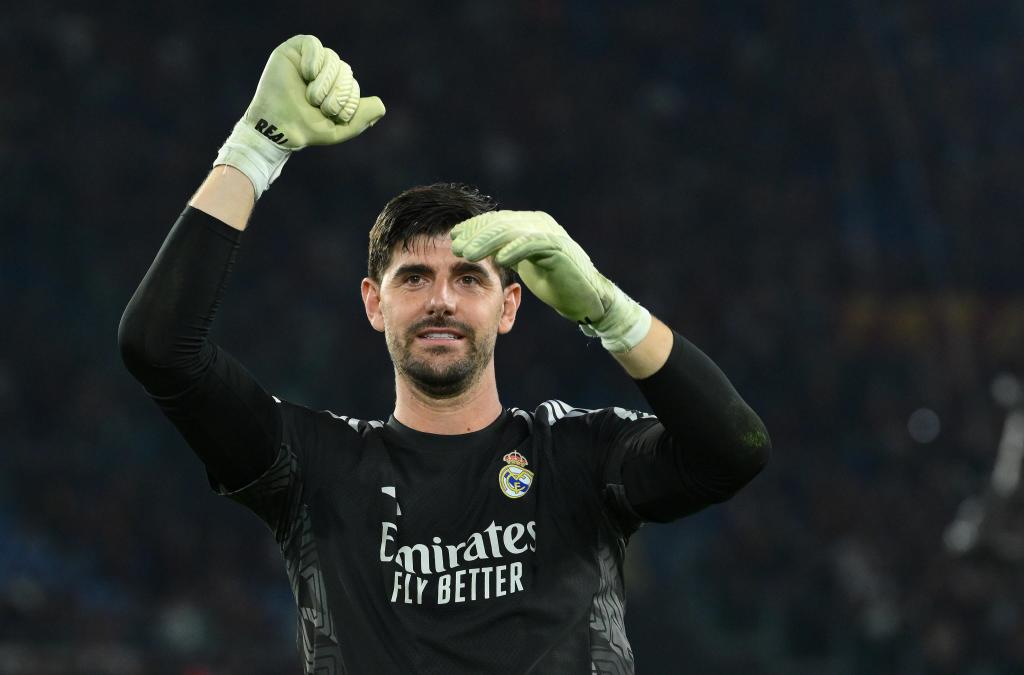 Courtois durante un partido de esta temporada.