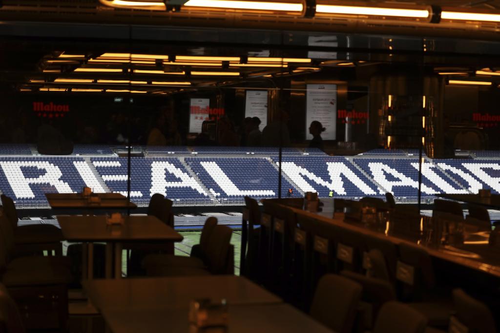 Una imagen de la zona Mahou en el Bernabéu