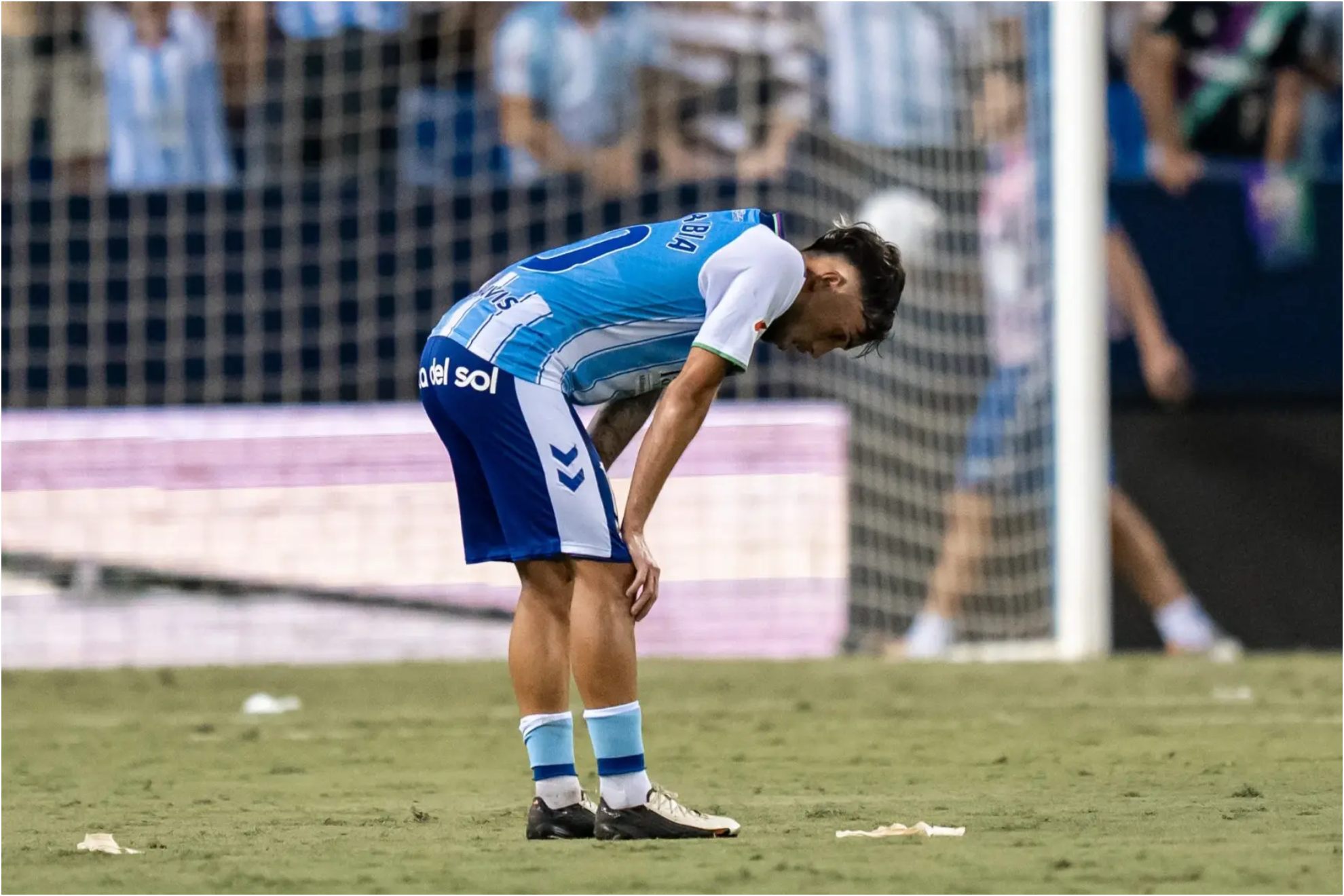 Larrubia, en un partido de este curso. JOSÉ MANUEL CAMPOS