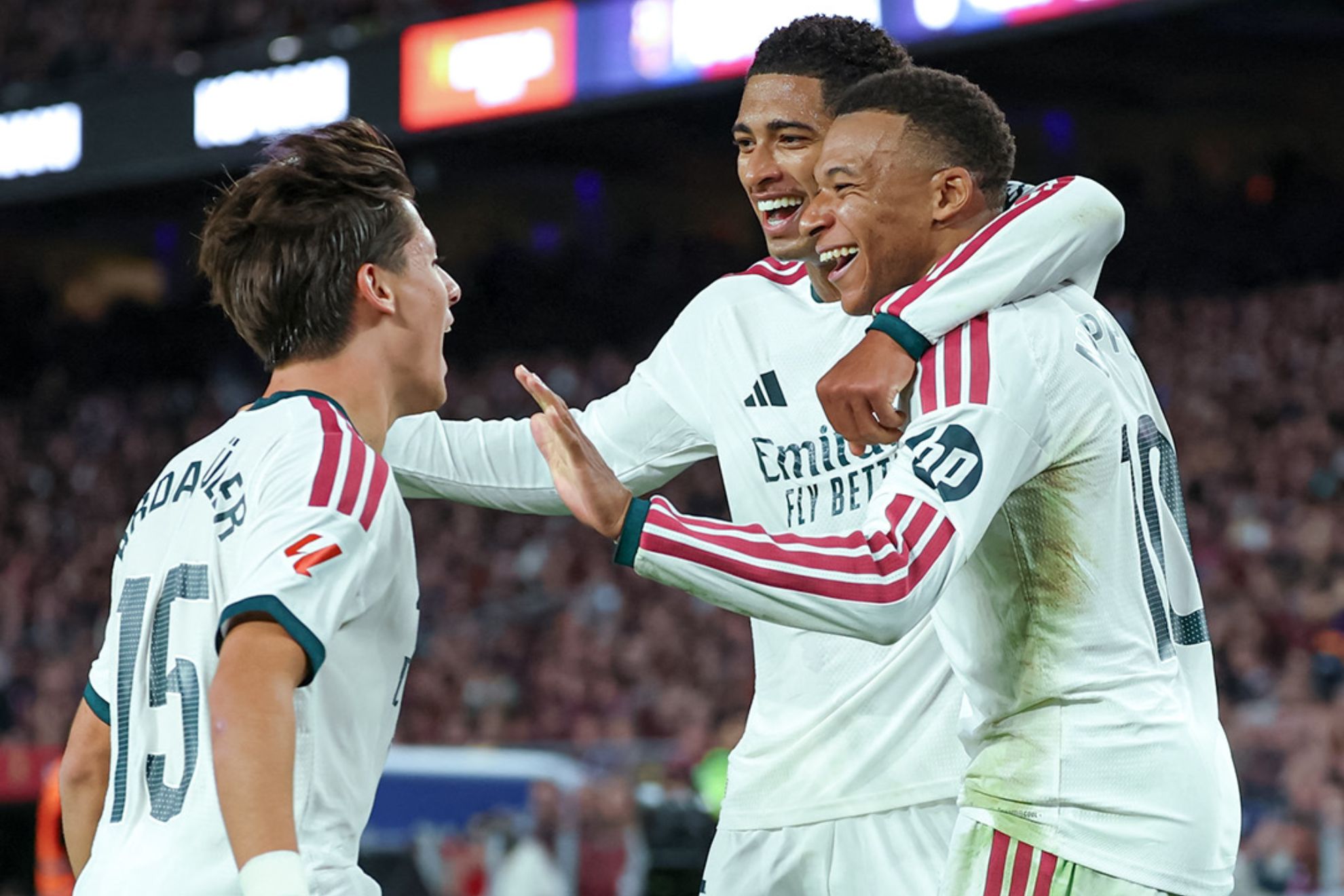 Güler, Bellingham y Mbappé