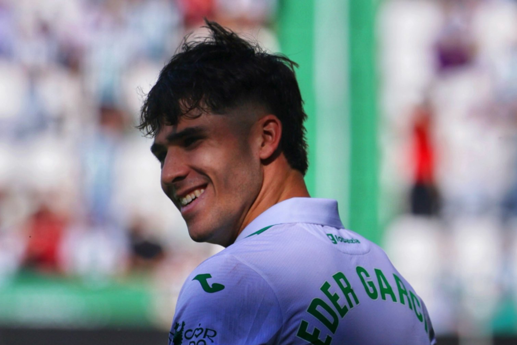 Eder García, celebrando su gol al Eibar. CORDOBA CF