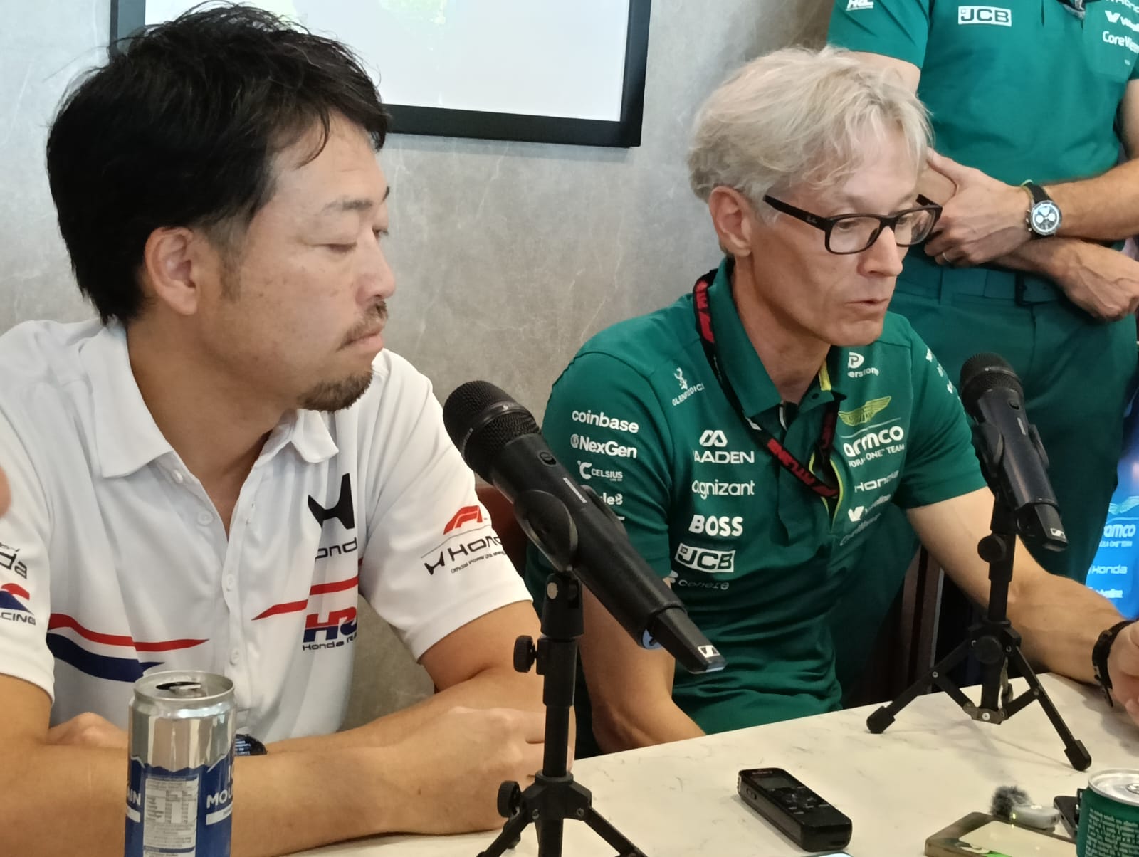 Krack y Orihara, en una rueda de prensa de este año.
