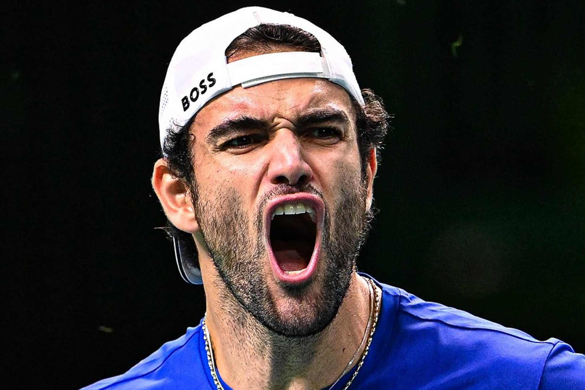 Berrettini grita.