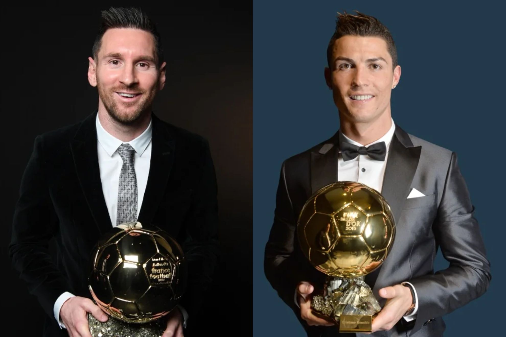 Leo Messi y Cristiano Ronaldo