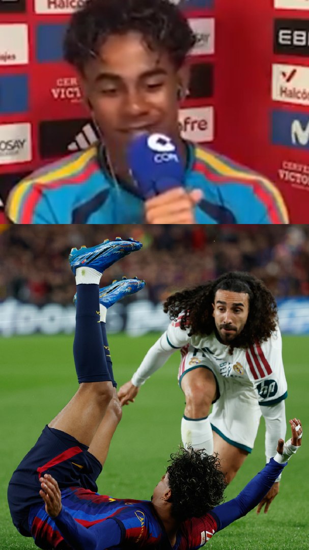 En una entrevista con la Cadena Cope durante el último Mundial, Lamine Yamal aseguró, al ser preguntado por Cucurella y su futura rivalidad en los Clásicos: "Ya le he dicho. Le he dicho que el primer partido iba a ser titular y el segundo iba a ser ya suplente porque me lo voy a comer". Esa frase ha sido recuperada por el madridismo tras lo visto en el Clásico de este domingo. 