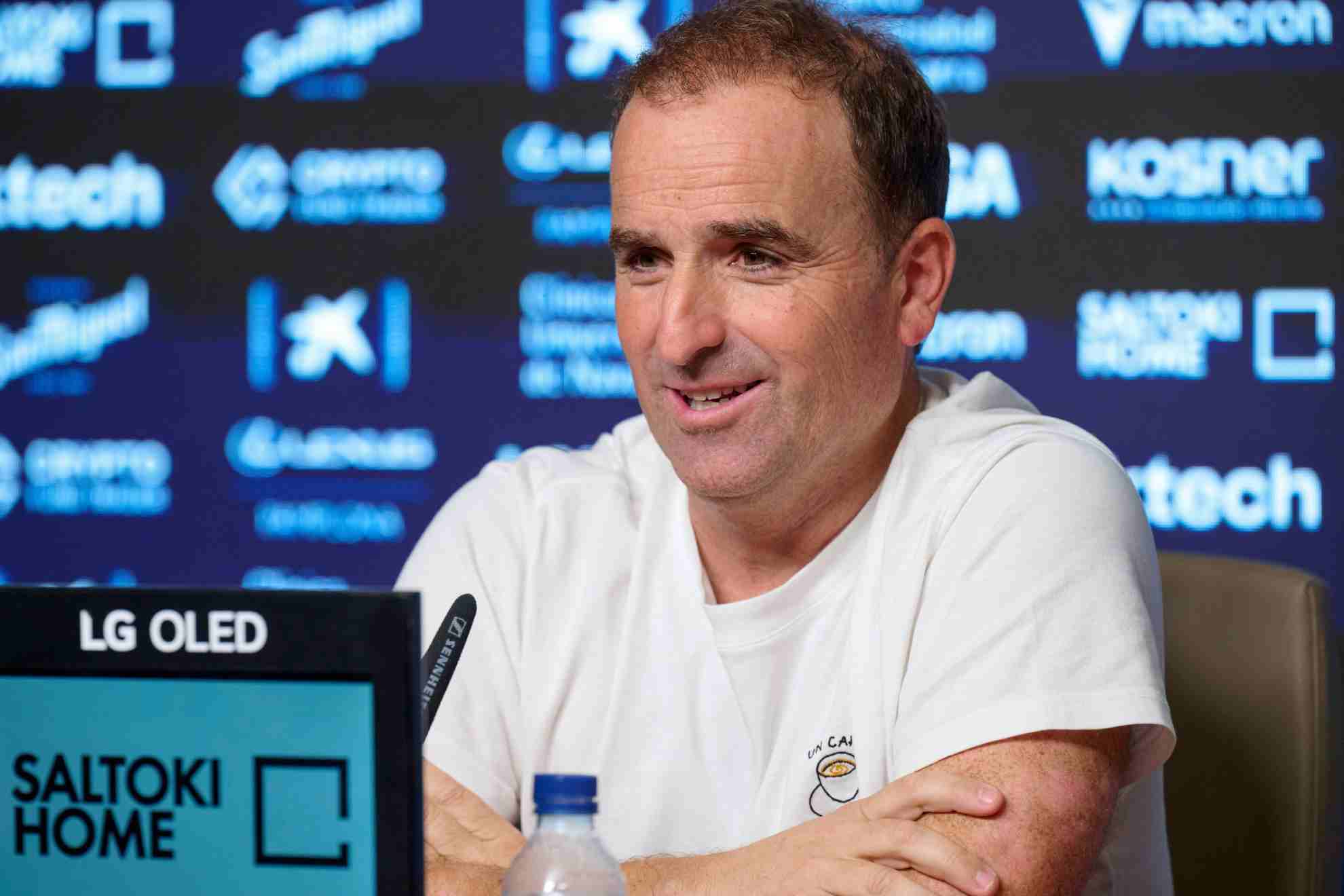 Arrasate, en rueda de prensa EFE