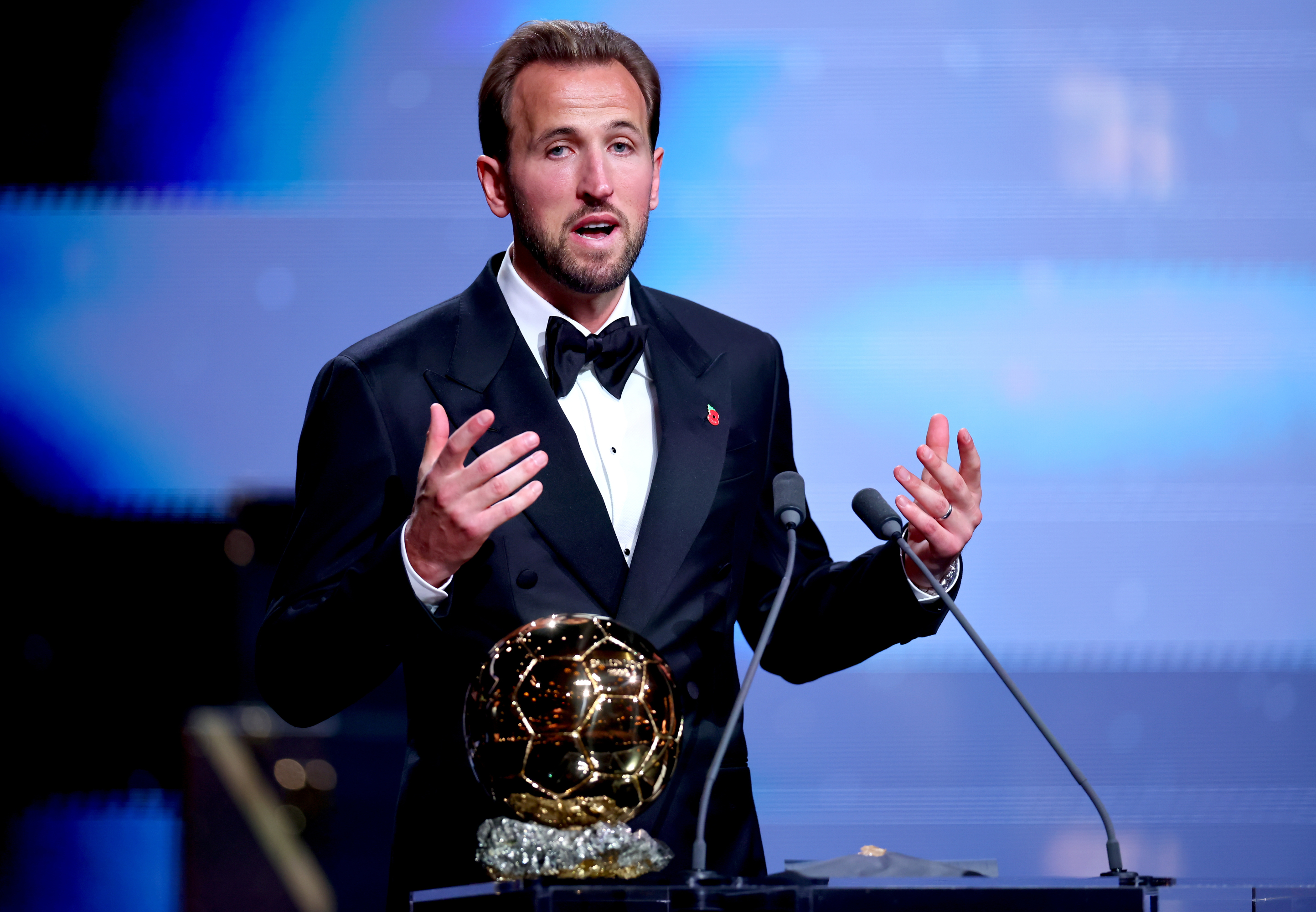 Harry Kane, durante la gala del Balón de Oro EFE