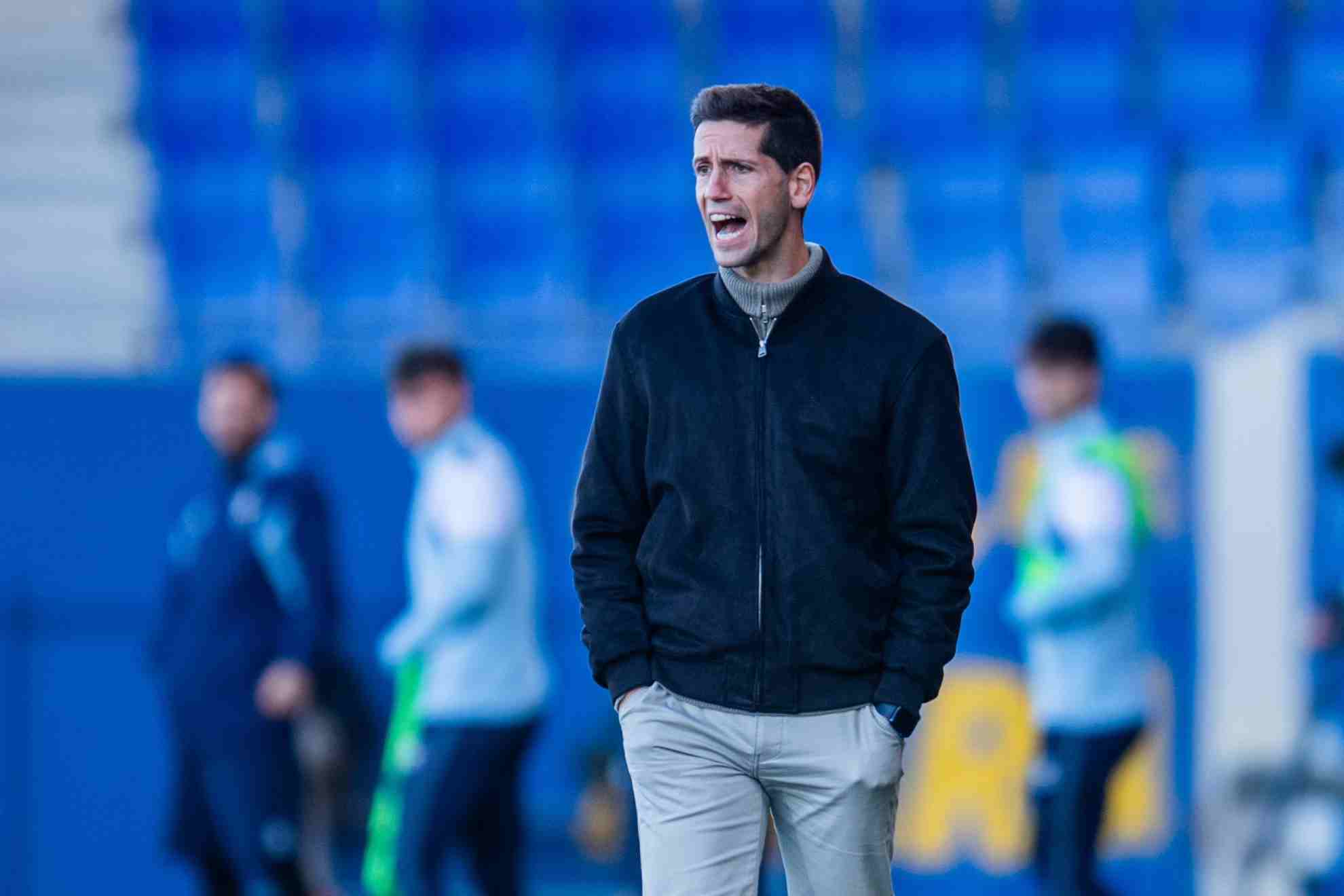 Albert Sánchez, durante un encuentro.