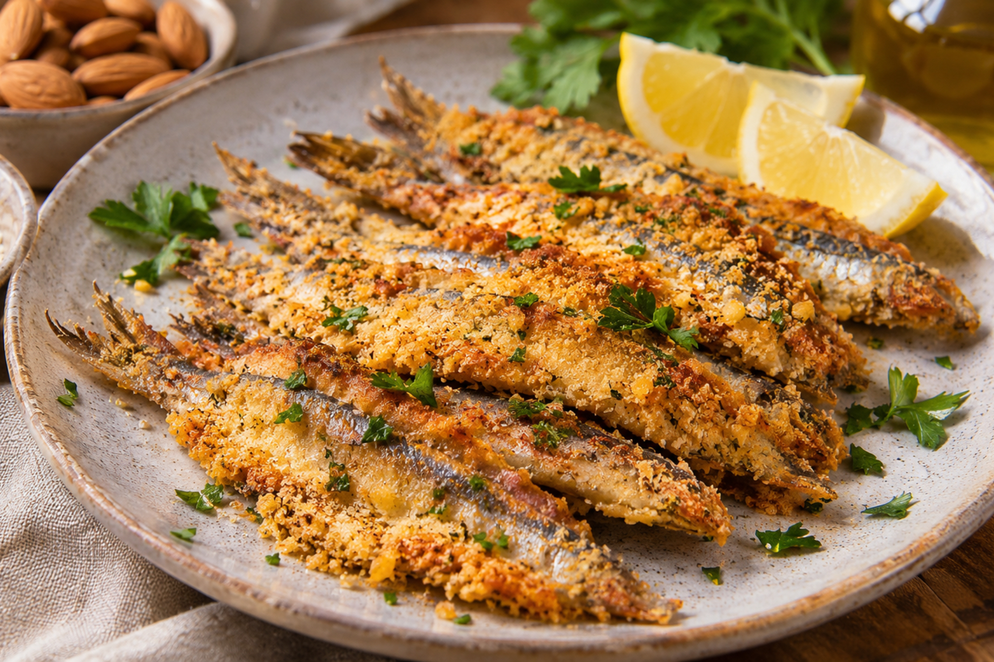 Pescado frito IA