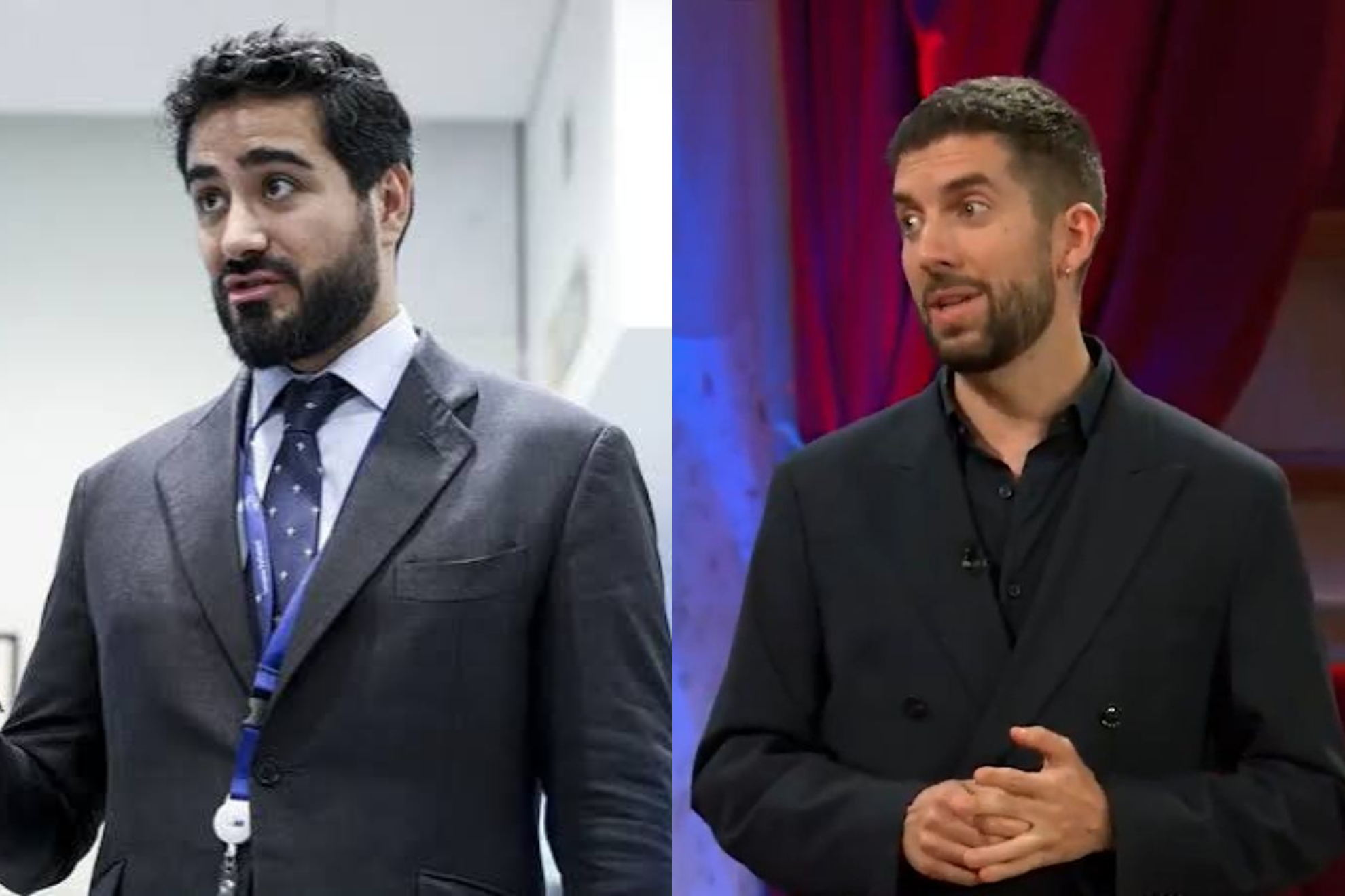 Alvise Perez izquierda, David Broncano derecha EFE,RTVE